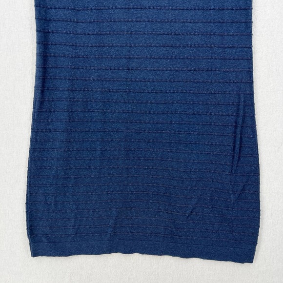 SEE BY CHLOE Dress Womens US 8 EU 44 Blue Sweater Knit Sleeveless Ruffle Trim - Picture 5 of 13